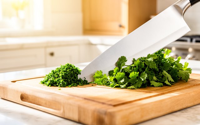 The Rock Chop: Herbs in Seconds