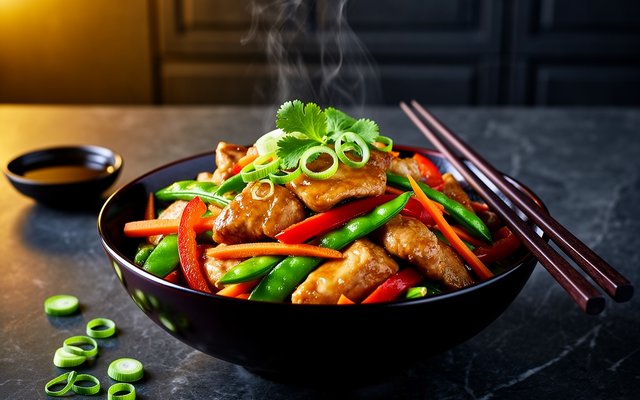 Ginger Chicken Stir-Fry