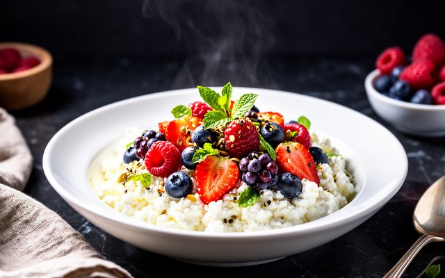 Cottage Cheese & Berry Bowl