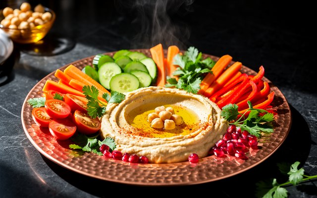 Hummus & Veggie Plate