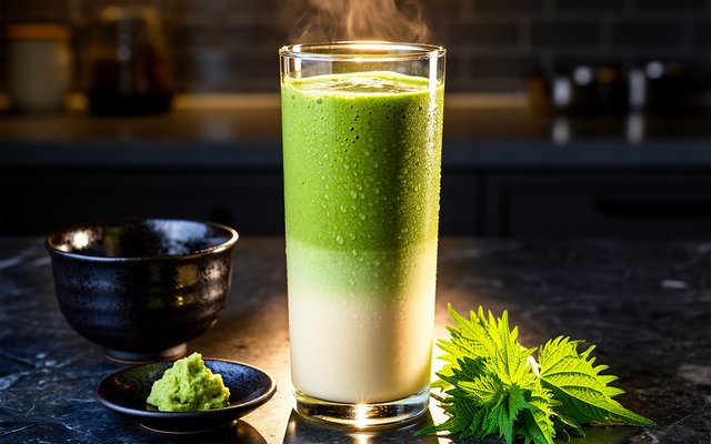 Matcha Banana Latte Smoothie