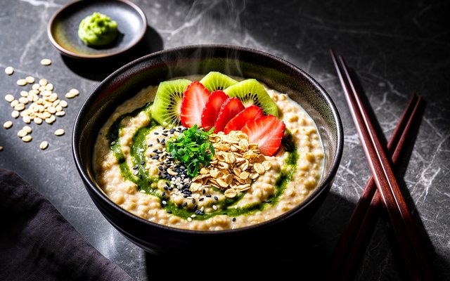 Matcha Oatmeal Bowl
