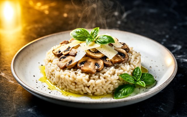 Creamy Mushroom Risotto