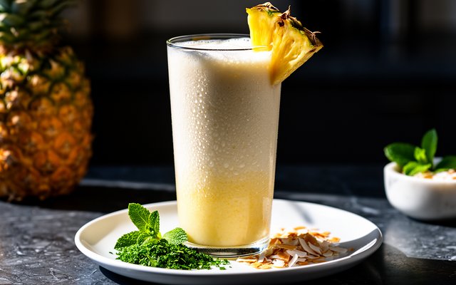 Piña Colada Protein Smoothie