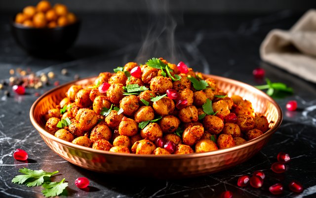 Spicy Roasted Chickpeas