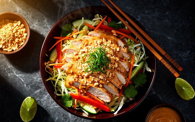 Thai Peanut Chicken Salad