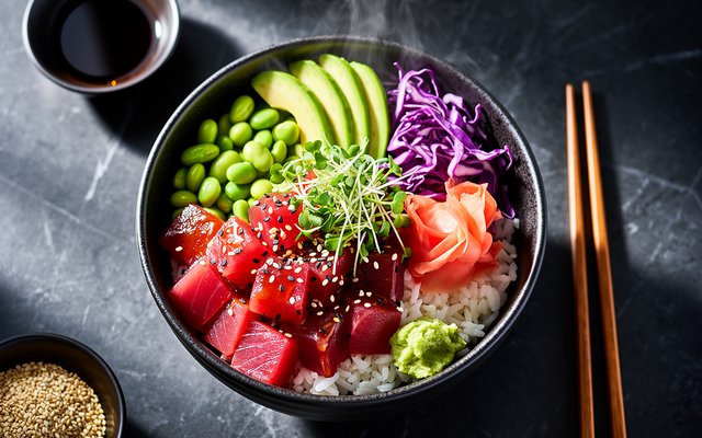 Ahi Tuna Poke Bowl