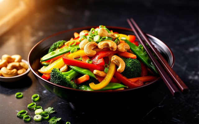 Cashew Vegetable Stir-Fry